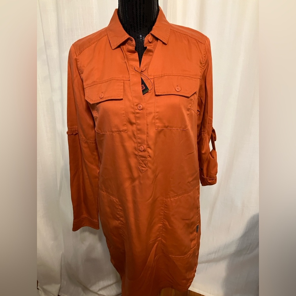 5.11 tactical Helena Button-Up Shirt Dress size SM